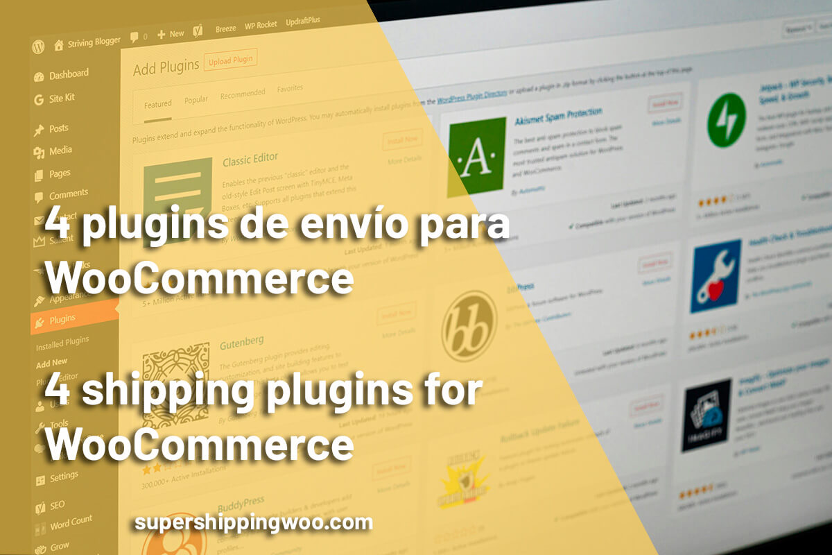 4 mejores plugins de envío para WooCommerce
